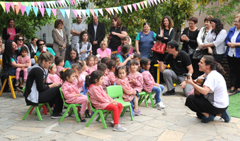 Inauguración de CAIF en el hospital Pereira Rossell