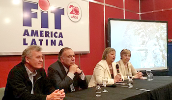 Ministra Liliam Kechichian en Feria Internacional de Turismo de América Latina (FIT) 2015