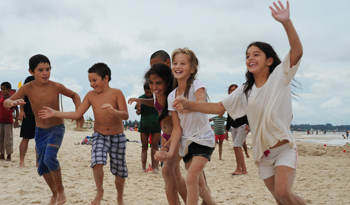 Niños del Plan Juntos disfrutan de campamento en Parque del Plata