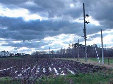 Cableado de electrificación rural