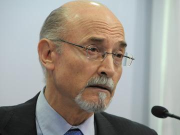 Secretario de Presidencia, Alberto Breccia en conferencia