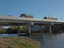 Inauguración de puente sobre el arroyo Agua Sucia