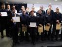 Entrega de certificados a 13 choferes policías
