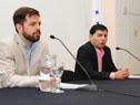 Eduardo Pereyra y Diego Olivera, jornada de capacitación “El rol del referente educativo laboral desde la perspectiva de la equidad social”