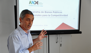 Presidente de la ANDE, Martín Dibarboure