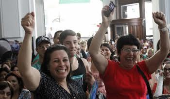 Familias sorteadas para viviendas en Casavalle