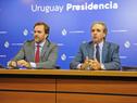 Ministro de Turismo, Germán Cardoso, y subsecretario, Remo Monzeglio, en conferencia de prensa Ministro de Turismo, Germán Cardoso, y subsecretario, Remo Monzeglio, en conferencia de prensa