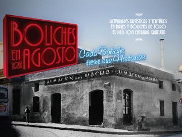 Afiche de boliches en agosto