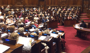 Parlamento recibió a delegados de REDAM