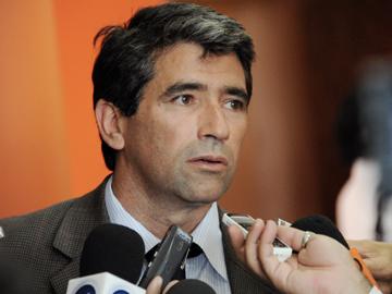 Presidente de Ancap, Raúl Sendic, en declaraciones a la prensa