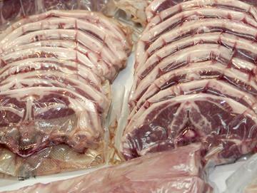Carne de cerdo envasada