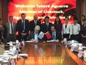 Ministro Tabaré Aguerre en el foro organizado por China Una Franja, Una Ruta