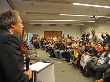 Canciller Luis Almagro en el cierre de la XV Cumbre Social del MERCOSUR