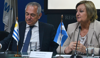 Embajador argentino Mario Barletta y Liliam Kechichian