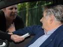 Presidente José Mujica luego del almuerzo en la residencia del embajador de Alemania