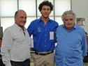 Presidente Mujica recibió al piloto de la fórmula Renault 2.0, Francisco Cammarota