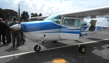 Una avioneta decomisada al delito