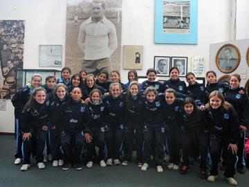 Mujeres jugadoras de fútbol