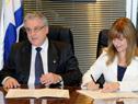 Firma de convenio entre ONSC e INISA