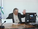Mujica en videoconferencia con un centro de discapacitados argentino