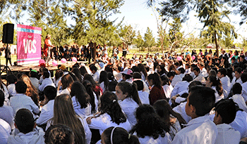 Escolares en “Jornada de educación para la prevención del consumo de bebidas alcohólicas