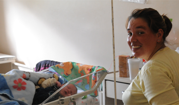 Maternidad del Hospital de Melo.