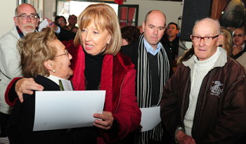 Ministra María Julia Muñoz llegó a Fray Bentos para celebrar la distinción de este lugar histórico