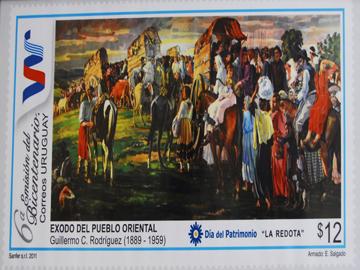 Sello conmemorativo de esta edición del Patrimonio