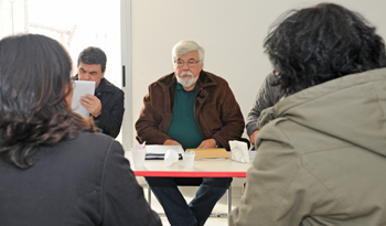 Ministro del Interior, Eduardo Bonomi, en audiencia previa al Consejo de Ministros abierto