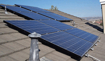 Paneles solares.