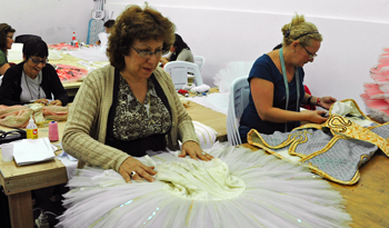 Talleres de vestuario del Ballet Nacional del Sodre