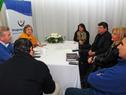 Liliam Kechichian y autoridades del Ministerio de Turismo en Tacuarembó