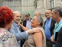 Descubrimiento de placa en memoria de María Claudia Iruretagoyena de Gelman