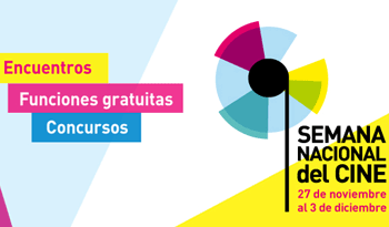 Afiche institucional de la Semana Nacional del Cine