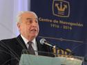 Ministro Víctor Rossi en acto del centenario del Centro de Navegación Marítima