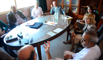 Ministra Carolina Cosse con autoridades de empresa COLEME