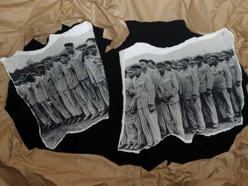 Foto original del holocausto al pueblo judío en los campos de concentración