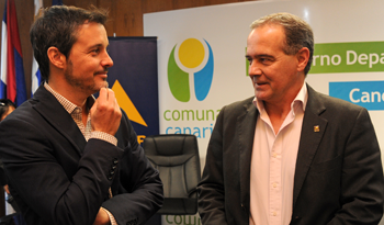 Gerente general de ALUR, Manuel González, y presidente de ANCAP, José Coya