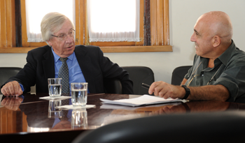 Ministro Astori y rector Markarián