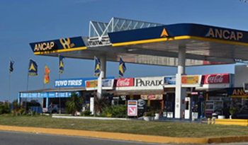 Estación de servicio de Ancap sobre ruta 5