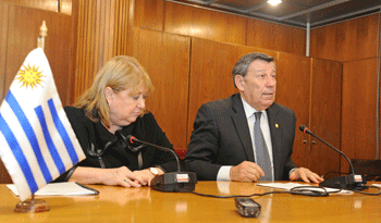 Susana Malcorra y Rodolfo Nin Novoa