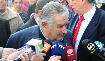 Presidente Mujica en declaraciones a la prensa