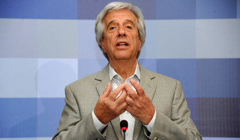 El Presidente Tabaré Vázquez comparte reflexiones con la prensa tras el Consejo de Ministros en Durazno