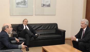 Presidente Tabaré Vázquez en reunión con director general de FAO, Graziano Da Silva