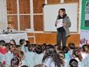 Irupé Buzzetti, en lanzamiento de las inscripciones para el ciclo lectivo 2018 en el jardín de infantes N° 244 “Eduardo Mateo” en Malvín