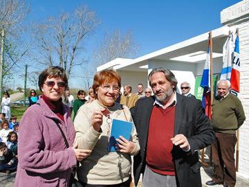 Ministro de Vivienda, Francisco Beltrame con jubilados y pensionistas de Florida
