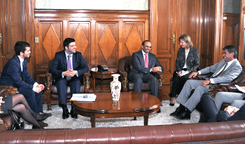 Raúl Sendic se reunió con representantes de la Cámara de Comercio e Industrias de Dubái