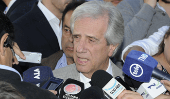 Presidente Vázquez en rueda de prensa