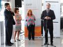 Mazzotti, García y Roballo inauguraron exposición sobre violencia de género Mazzotti, García y Roballo inauguraron exposición sobre violencia de género