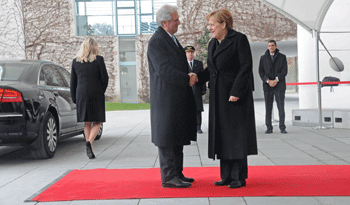 Presidente Vázquez se reunió con la canciller alemana Angela Merkel